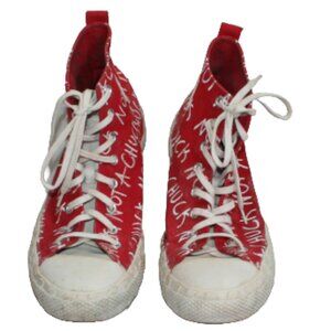 Vintage Converse “Not a Chuck” Red All-Star Hi-Top Sneakers – Men’s 12.5